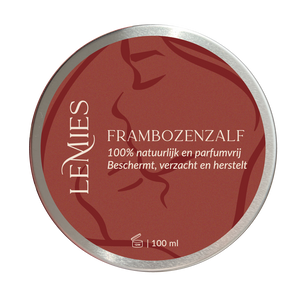 frambozenzalf natuurlijke zalf gevoelige huid