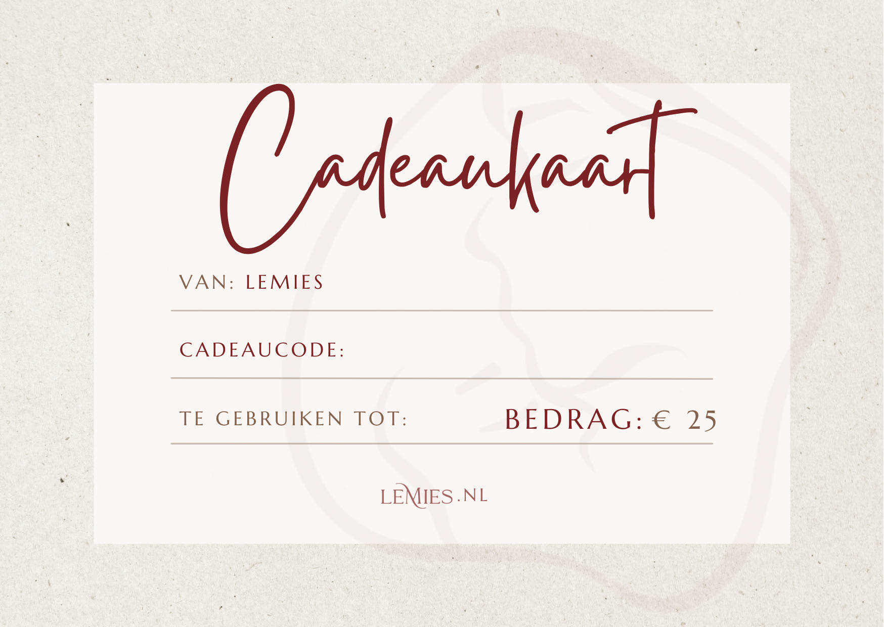 LeMies cadeaubon