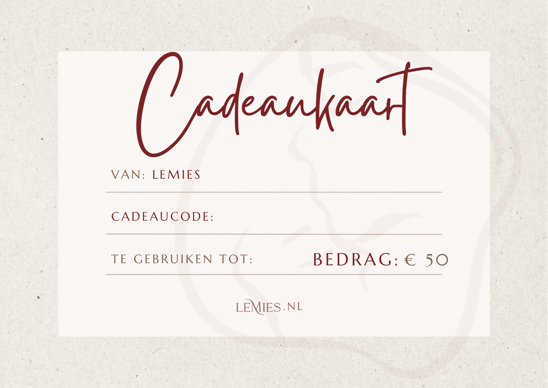 LeMies cadeaubon