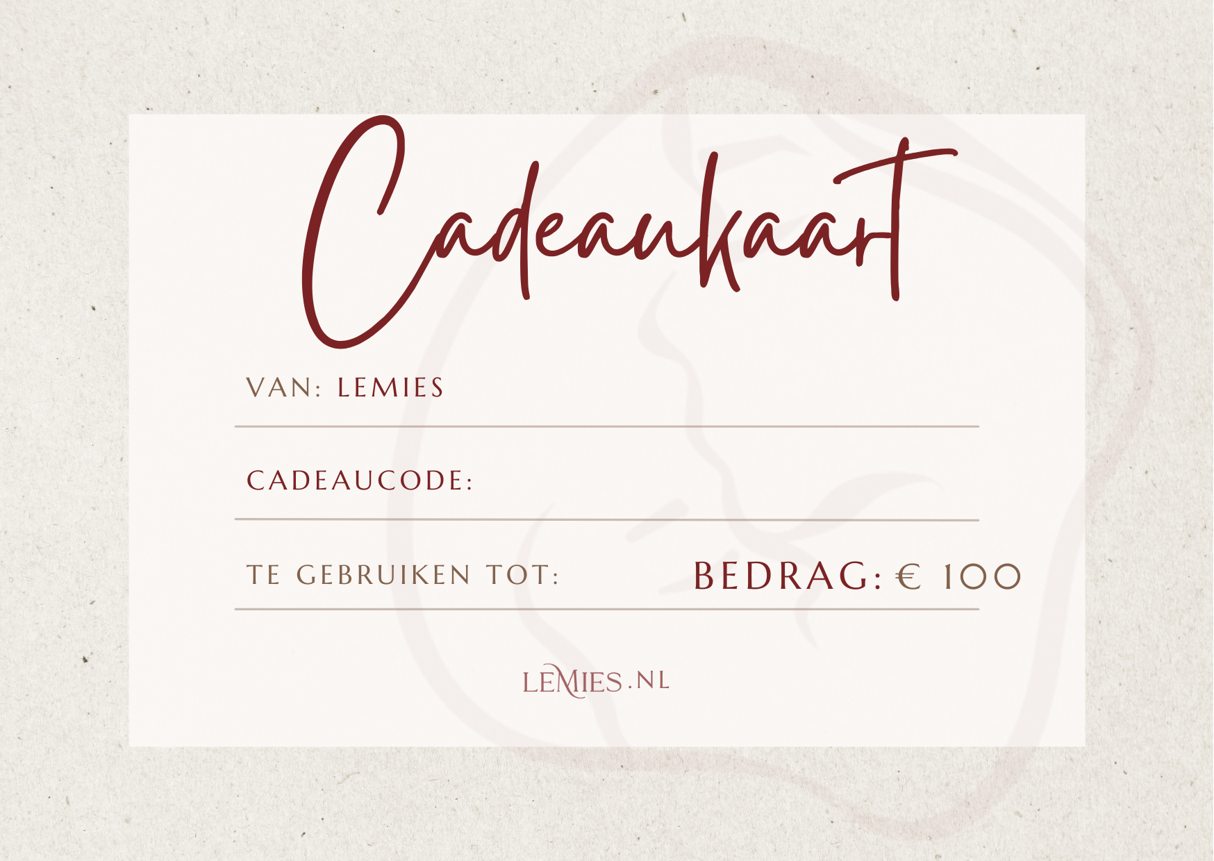 LeMies cadeaubon