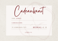 LeMies cadeaubon